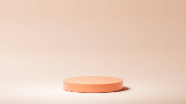 yatay hafif süs balığı arka planı, izole edilmiş süs balığı yuvarlak taban, pastel balık renk paleti, ürün yerleştirme, arka plan renk paleti.