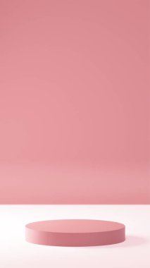 fotoğraf dikey oranlı ruj yuvarlak tahta, ruj ve beyaz arkaplan, temel tahta pastel rengi.