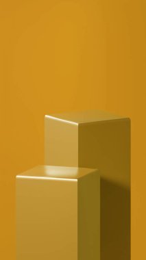 Bir çift Kalipso renk sütunu dikdörtgen şekilli ve yumuşak, kıvrımlı kenarlı olarak tasarlanmıştır.