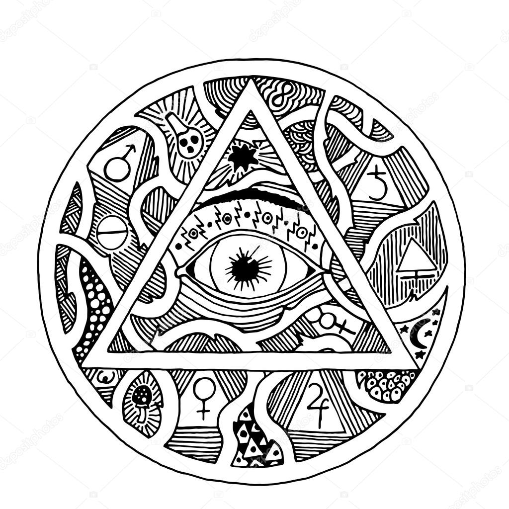 All seeing eye pyramid symbol in tattoo engraving design Stock Vector Image by ©GennadiiKorchuganov #105100208 All seeing eye pyramid symbol in tattoo engraving design Stock Vector Image by ©GennadiiKorchuganov #105100208