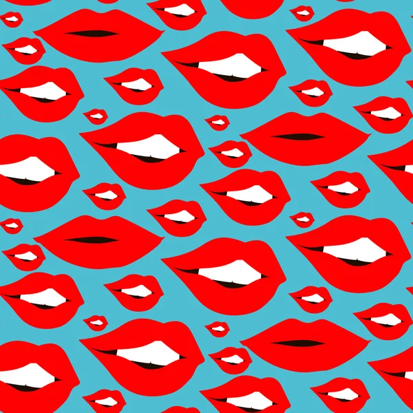 Lips seamless pattern. Cosmetics and makeup