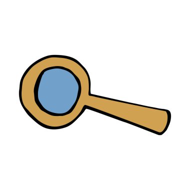 Beyaz arka plan üzerinde izole simgeyi büyüt