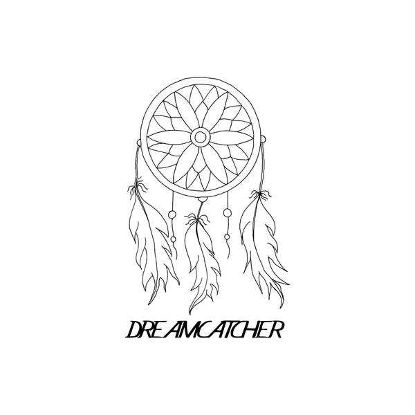 Hand to draw a Dreamcatcher Vector Graphics