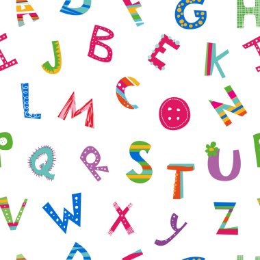 desen alfabesi harfleri ile