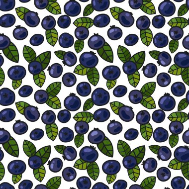 Dikişsiz yaban mersini desen