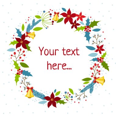 Dekoratif Noel çelengi