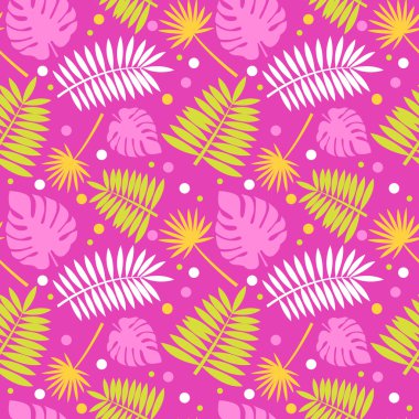 palmiye ağacı yaprakları desen