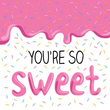 şekerli tatlı arka plan