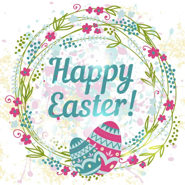 çiçek Paskalya kartı