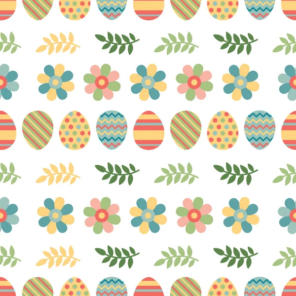 Easter eggs pattern — Stock Vector