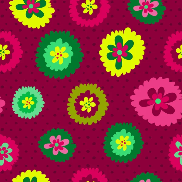 Bonito fundo floral decorativo — Vetor de Stock