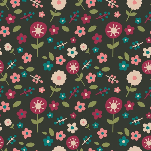 Hermoso fondo floral decorativo — Vector de stock