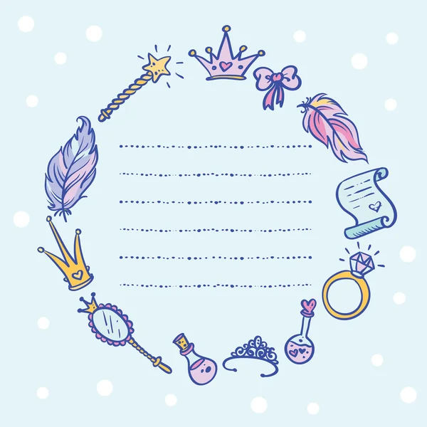 kartı ile kız Prenses kutsal kişilerin resmi