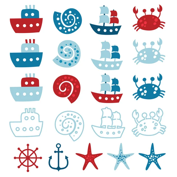 Deniz, deniz simgeler kümesi