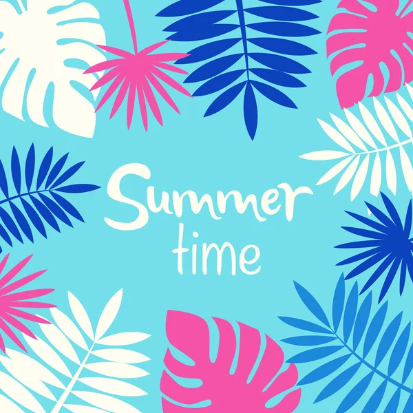 tropikal tatil kartı