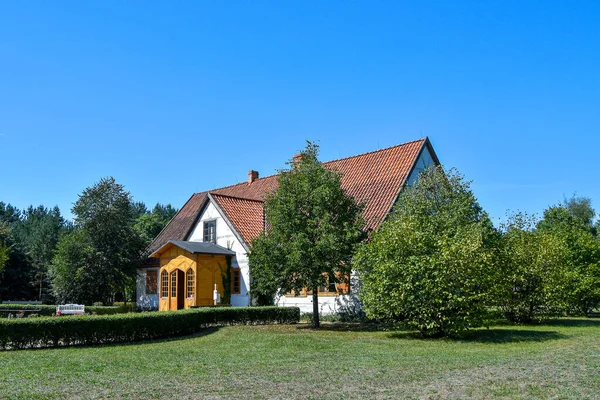 Corte Polimento Tradicional Museu Wdzydze Kiszewskie Polônia — Fotografia de Stock