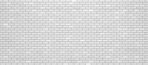 Gerçekçi beyaz tuğla duvar. Vektör illüstrasyonu EPS 10 Vektör Grafikler
