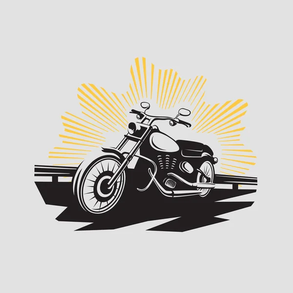 Etiqueta de motocicleta — Archivo Imágenes Vectoriales