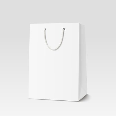 reklam ve marka için boş alışveriş çantası