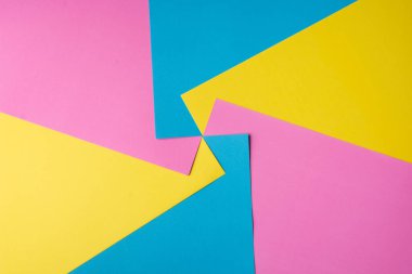 Color Wheel Red Origami Stock Photos yellow pink blue gradient