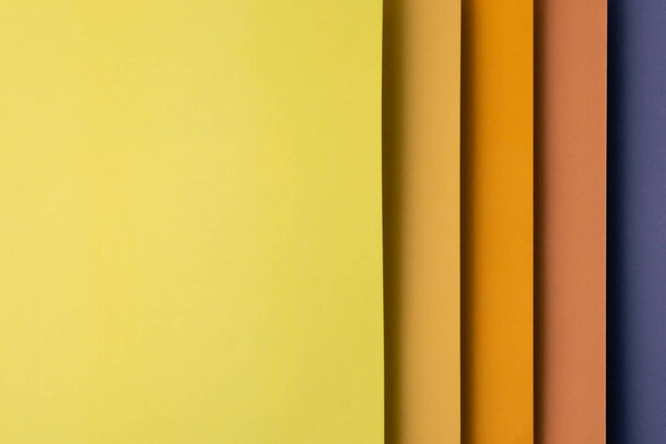 Mixed Colour Origami Paper gradient vertical stock yellow orange purple