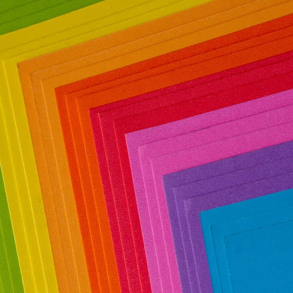 Χαρτί Origami Χρώμα Ουράνιο Τόξο — Φωτογραφία Αρχείου