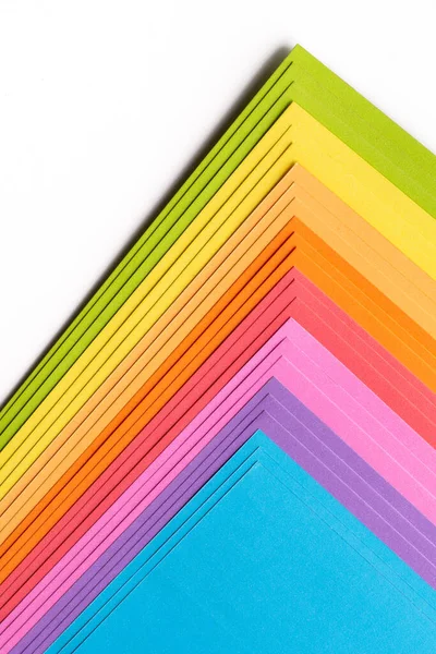 Rainbow Colored Origami Paper — Stock Photo, Image