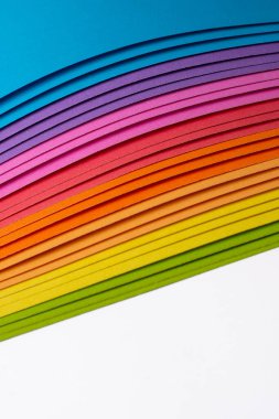 Gökkuşağı renkli origami kağıdı