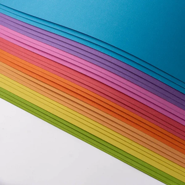 Papel Origami Colorido Arco Íris — Fotografia de Stock