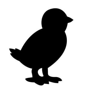 Tavuk siluet görüntü