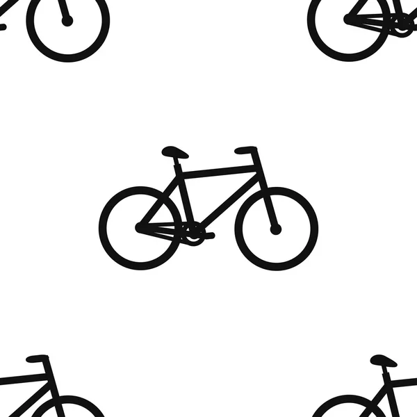 Seamless pattern for wrapping food products. Bike. Vector — Stock Vector