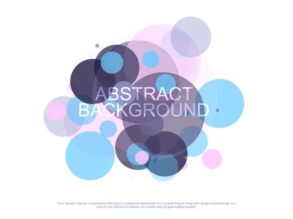 Abstract background with geometric elements. Poster colorful. Vector — Stock Vector