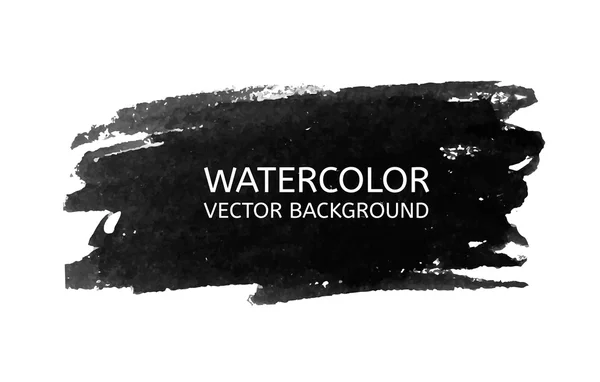 Vector Watercolor black — Wektor stockowy