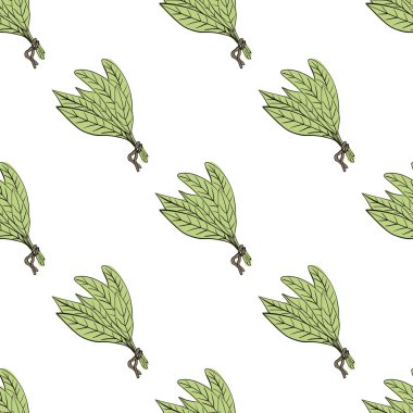 Hand drawn vector colorful floral seamless pattern