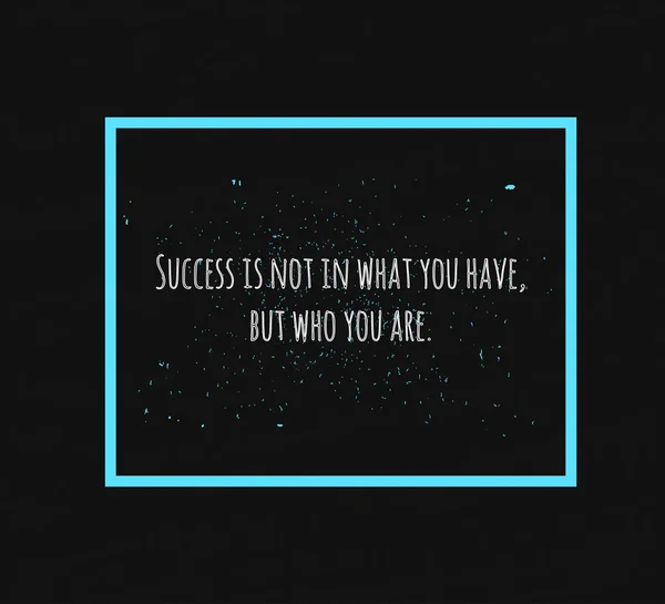 Typographic poster hand drawing in the form of quotes and phrases to raise morale and good mood is written on the black Board with blue spray ink with a blue frame. Vector