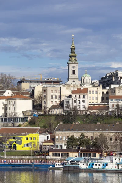 Belgradin panoraama, Serbia — kuvapankkivalokuva