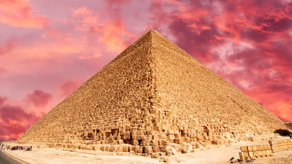Wielkie piramidy egipskie — Zdjęcie stockowe