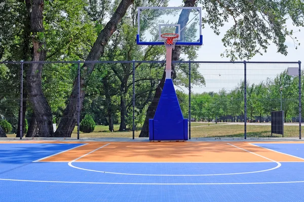 Outdoor basketball court