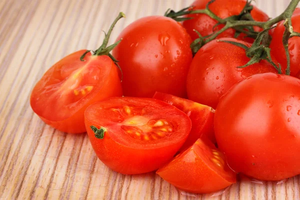 Pomodoro ciliegia da vicino — Foto Stock