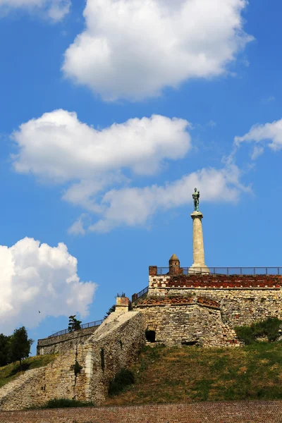 Památník z Bělehradu vítěz, pevnosti Kalemegdan, Bělehrad, Srbsko — Stock fotografie