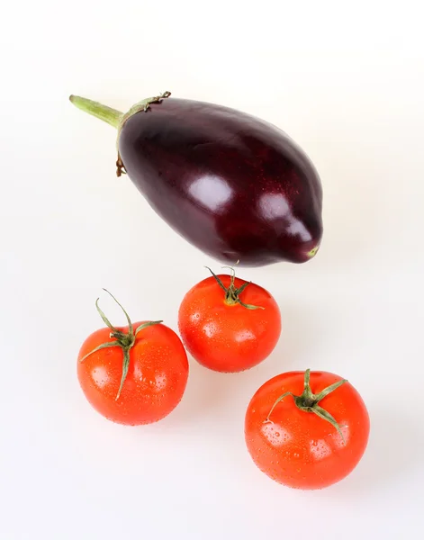 Pomodori e melanzane — Foto Stock