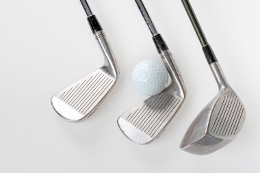 golf kulüpleri izole