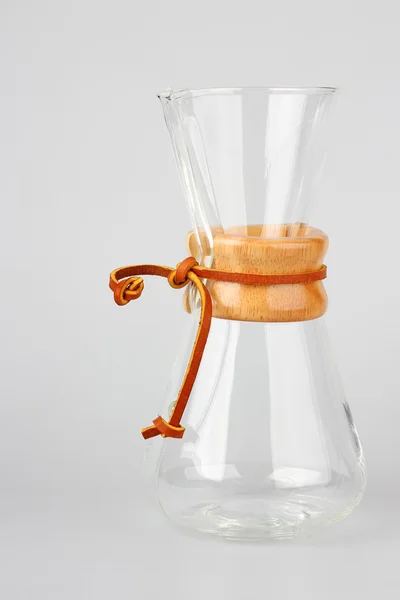 Carafe de cafea din sticlă — Fotografie, imagine de stoc