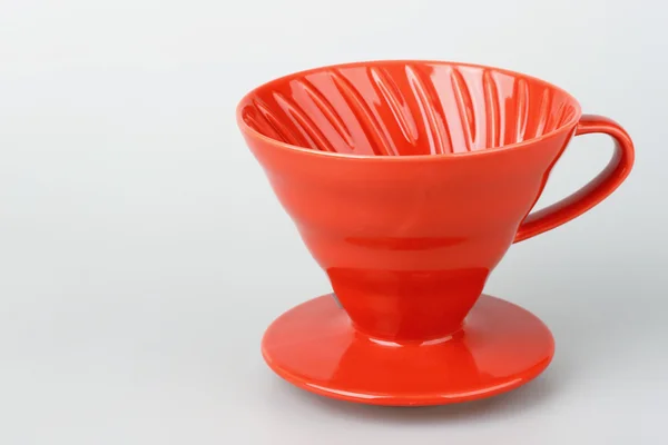 Red Coffee dripper — Fotografie, imagine de stoc