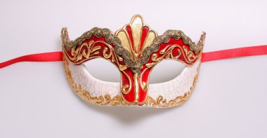 İzole Venecian maske