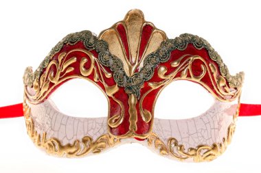 İzole Venecian maske
