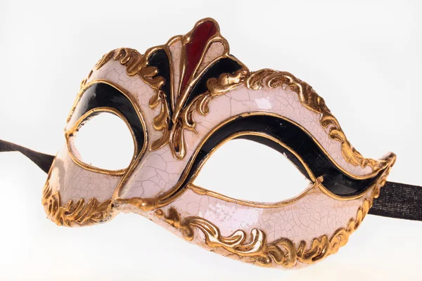 Maschera veneziana isolato — Foto Stock