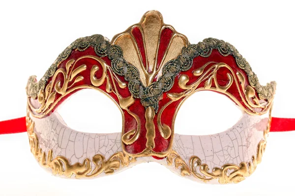 Maschera veneziana isolato — Foto Stock