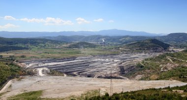 Kömür madeni Pljevlja Karadağ