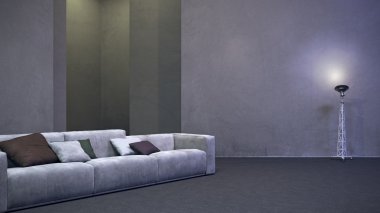 Modern oturma odası iç tasarımı